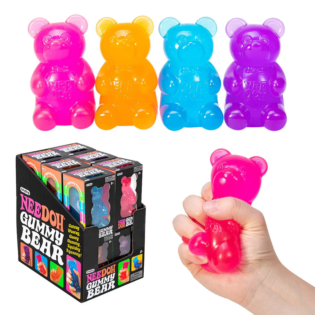 NeeDoh Gummy Bear | Jumbo Squishy Sensory Fidget Toy