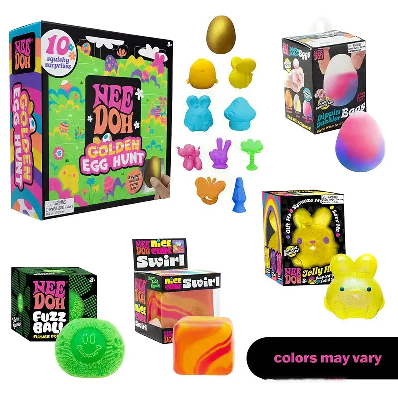 Needoh Golden Egg Treasure Hunt Blind Box Needoh  Fidget Toys Anti-stress Sensory Squeeze surprises Toy gifts For Kids Adults