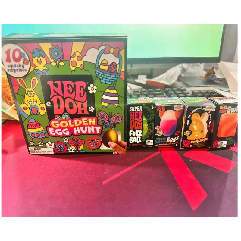 Needoh Golden Egg Treasure Hunt Blind Box Needoh  Fidget Toys Anti-stress Sensory Squeeze surprises Toy gifts For Kids Adults