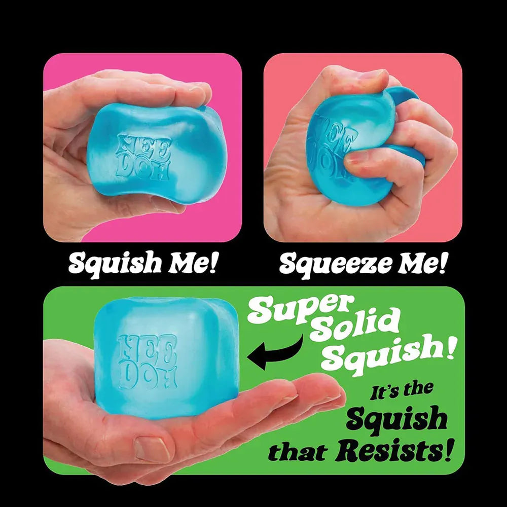Schylling NeeDoh Nice Cube - 2.25" Premium Sensory Stress Relief Toy